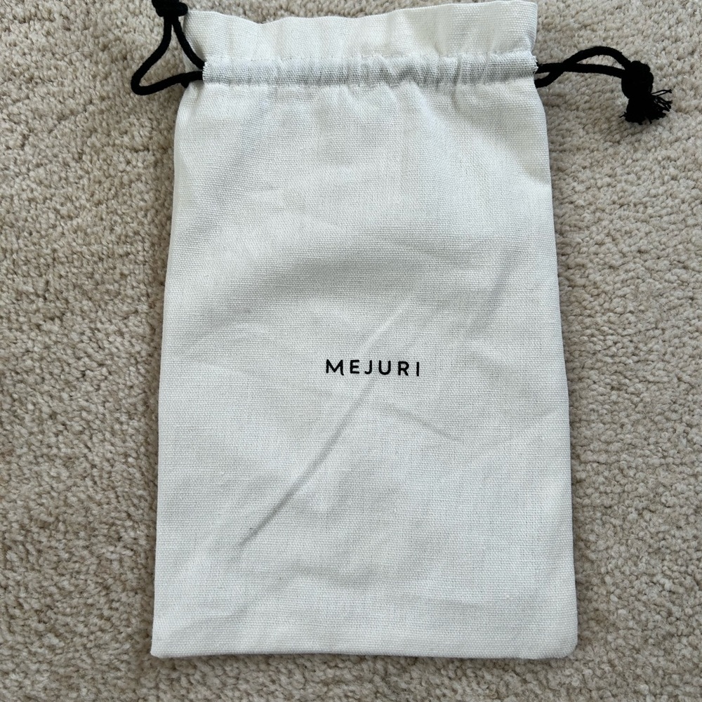 Mejuri Small Dust Bag Storage Pouch 10 x 6 inches